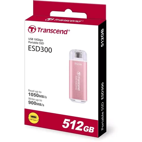 TS512GESD300P - Transcend Portable SSD pink 512 GB – image 1