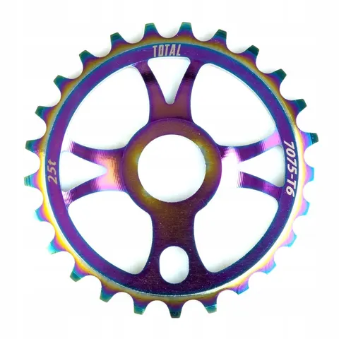 BMX Kettenblatt Total BMX Rotary (Rainbow - 25T) – Bild 1