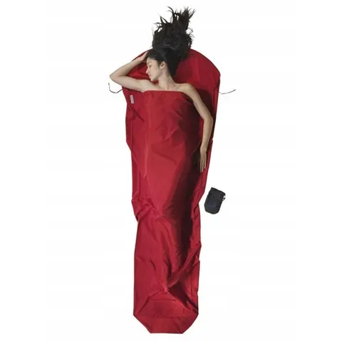 Cocoon Mummyliner - Lakenzak - Microfiber - Cranberry – afbeelding 1