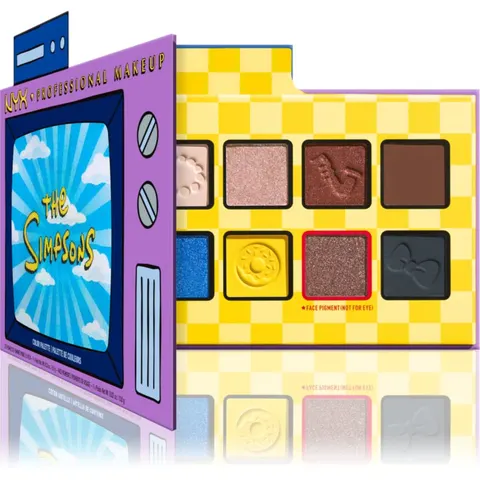 NYX Professional Makeup The Simpsons eyeshadow palette 1 pc – image 1