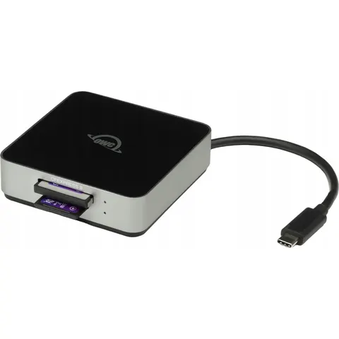 OWC Atlas Dual CFexpress + SD-Kartenleser – Grau – Bild 1
