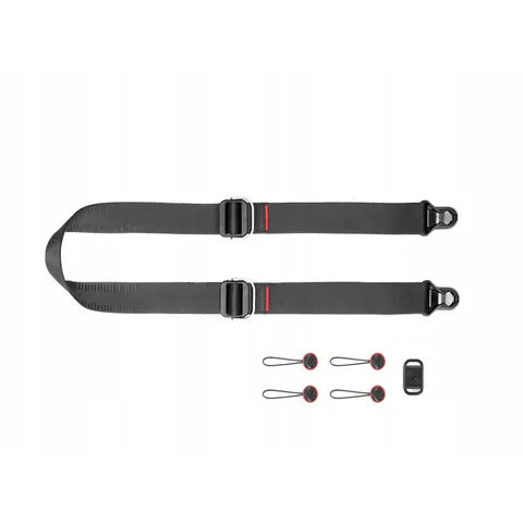 Pasek Peak Design Slide Lite Ash v3 czarny – zdjęcie 1