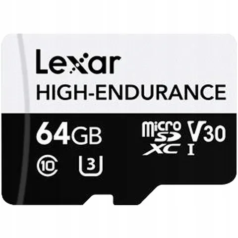 Lexar Microsdhc High End. 64gb-black/white – immagine 1
