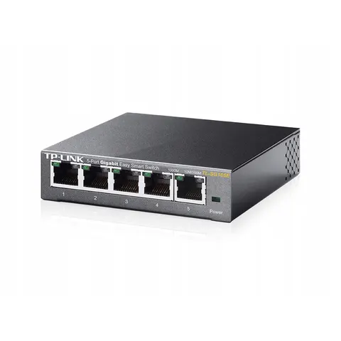TP-Link TL-SG105E - Netwerk Switch - Smart managed - 5 poorten – afbeelding 1