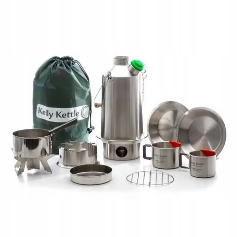 Kelly Kettle Base Camp Set Edelstahl – Bild 1