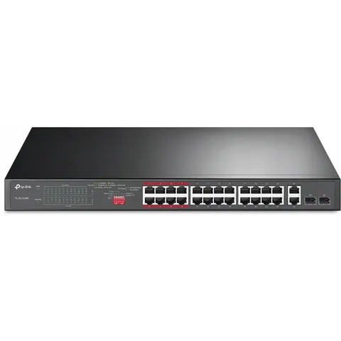 TP-LINK TL-SL1226P - Switch (Schwarz) – Bild 1