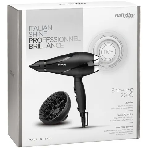 BaByliss 6713de-nero/argento – immagine 1