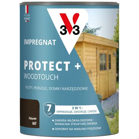 V33 Impregnat Protect+ palisander 0,7L – zdjęcie 1