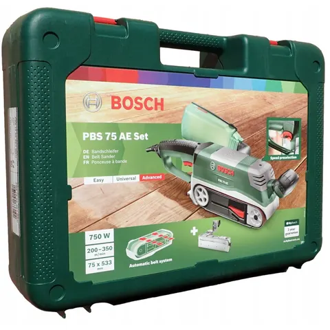 Bosch Bandschleifer PBS 75 AE Set (06032A1101) – Bild 1