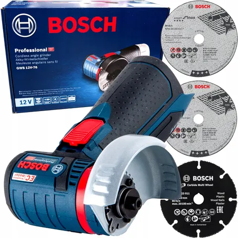 Meuleuse d'angle sans fil BOSCH GWS 12V-76 Version Solo (06019F2000) – image 1