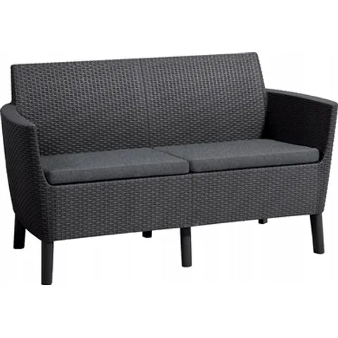 Sofa ogrodowa Salemo antracytowa Keter – zdjęcie 1
