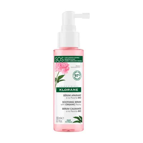 Klorane Capil. Sos Serum Pioenroos Bio 100ml – afbeelding 1