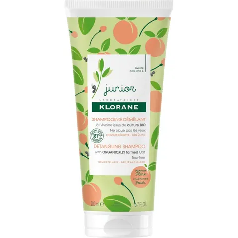 Klorane Untangling Shampoo Peach 200mL – immagine 1