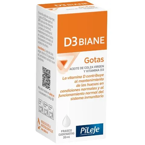 Pileje D3 BIANE (GOTAS) 20ml – imagen 1
