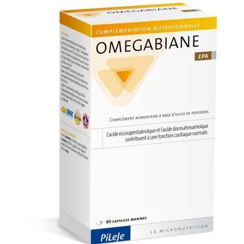 Pileje Omegabiane EPA 80 Cápsulas – imagen 1