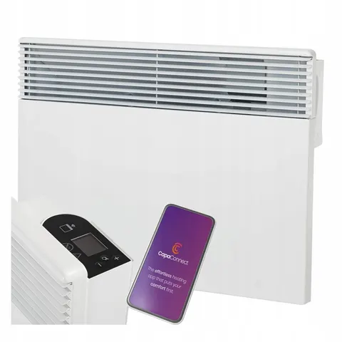 Grzejnik elektryczny ścienny termostat programator 1500W WiFi Tactic Intuis – zdjęcie 1
