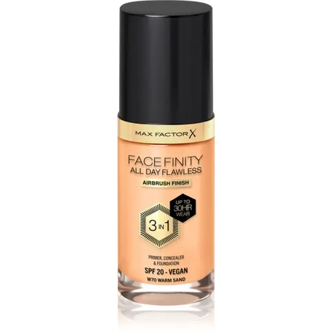 Max Factor Facefinity 3IN1 primer, concealer & foundation #70-warm sand – imagen 1