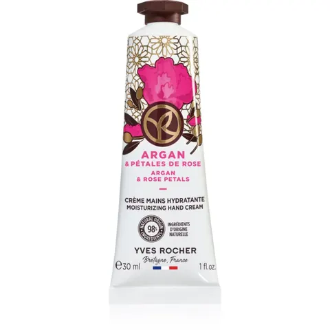 Yves Rocher Argan & Rozenblaadjes Handcrème, 30 ml – afbeelding 1