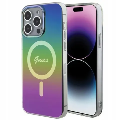 Guess iPhone 15 Pro Max 6,7" rainbow hardcase Iridescent MagSafe – afbeelding 1
