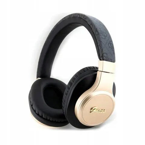 Guess 4G Script Logo Bluetooth Stereo Over-Ear Koptelefoon - Zwart – afbeelding 1