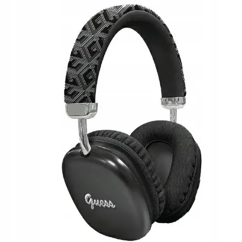 Handsfree Bluetooth Guess GCube Metallic Script Logo, A2DP, Schwarz – Bild 1