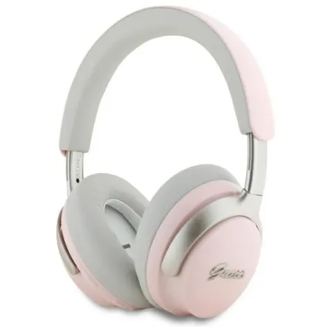 Handsfree Bluetooth Guess Metal Script Logo, A2DP, ANC, Rosa – Bild 1