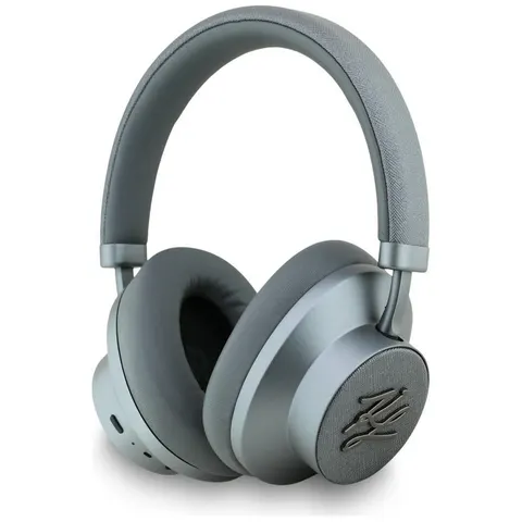 Handsfree Bluetooth Karl Lagerfeld Grained Initials, A2DP, ANC, Grau – Bild 1