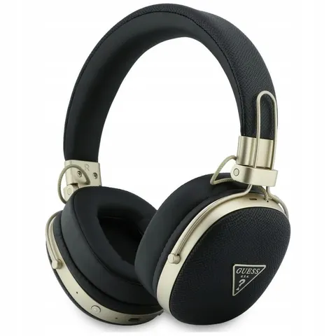 Handsfree Bluetooth Guess Logo Triangolo Granulato, A2DP, Nero – immagine 1