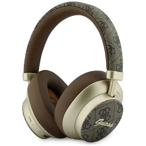 Handsfree Bluetooth Guess 4G Gold Script Metal, A2DP, Marrone – immagine 1