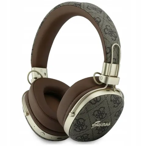 Auricolari Bluetooth Guess Metal 4G Script Logo, A2DP, Marrone – immagine 1