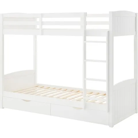 Vente-unique Stapelbed hout wit 90 x 200 cm – 168907 – afbeelding 1