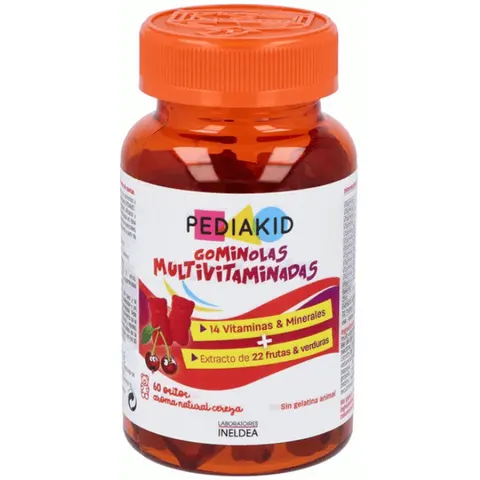 Ineldea pediakid gominolas multivitaminadas 60gominolas – imagen 1