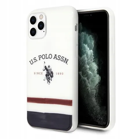 Us Polo USHCN58PCSTRB iPhone 11 Probiały/white Tricolor Pattern Collection – zdjęcie 1