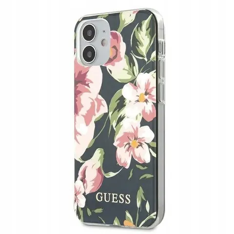 Guess Hardcase Do Iphone 12 Mini 5,4 Flower Collection I Trwałe – zdjęcie 1