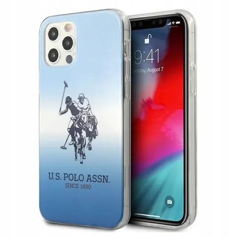 Us Polo USHCP12MPCDGBL iPhone 12/12 Pro 6,1" niebieski Gradient – zdjęcie 1