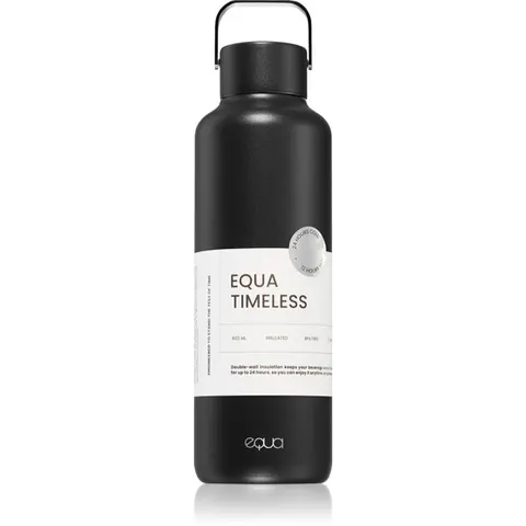 Equa Timeless Thermo drinkfles Klein kleur Dark 1 st – afbeelding 1