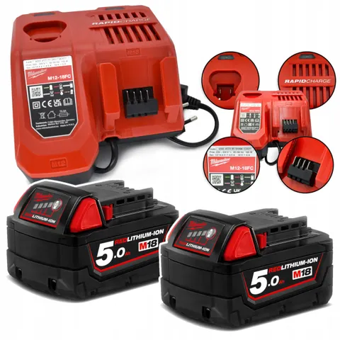 Milwaukee M18NRG-502 (18V Starterset) – Bild 1