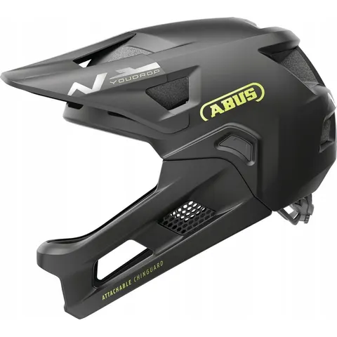 Abus Fahrradhelm YouDrop FF – schwarz – Bild 1