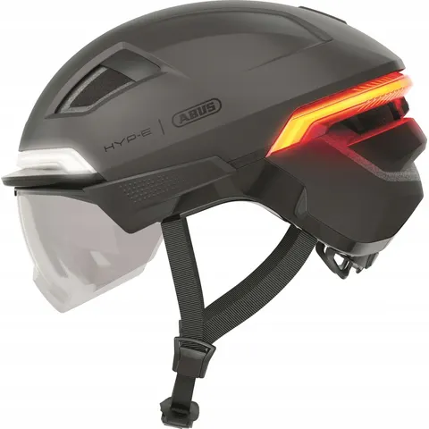 ABUS Fahrradhelm HYP-E BL.ACE grau 51-54CM B – Bild 1