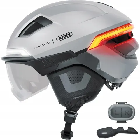 Abus Fahrradhelm Hyp-E-BL.ACE silber 54-58CM B – Bild 1