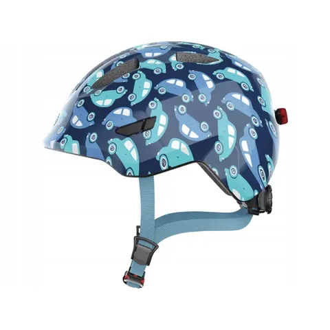 Abus Fahrradhelm Smiley 3.0 LED – blau – 672965 – Bild 1