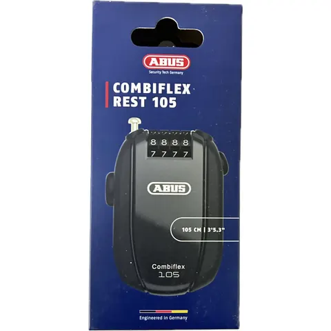 ABUS Aufrollkabelschloss Combiflex Rest 105 – schwarz – Bild 1