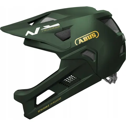 Helmet ABUS YouDrop Full Face (Moss Green) - Green – image 1
