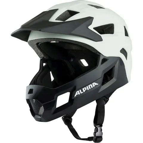 ALPINA Kinder Fullface MTB-Helm Rupi weiss B – Bild 1