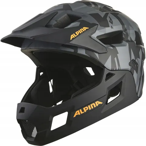 ALPINA Kinder Fullface MTB-Helm Rupi grau B – Bild 1