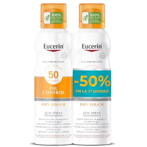 Eucerin Spray Sun Sensitive Protect SP50+ promo 2 x 200 ml – immagine 1