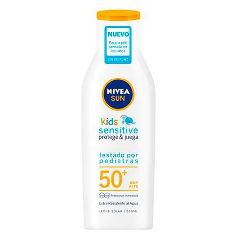 Nivea Leche Solar Niños SPF50+ 200ml – imagen 1