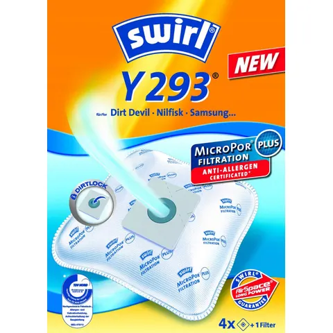 swirl® MicroPor® Plus Staubsaugerbeutel – Bild 1