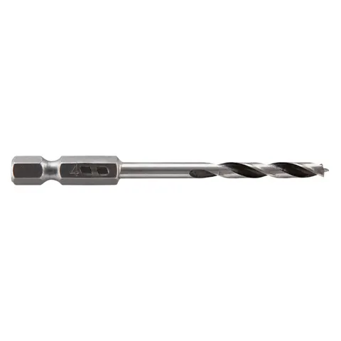 Wolfcraft Wiertło do drewna CrV 4 x 75 mm – zdjęcie 1