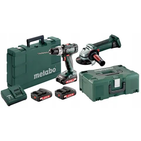 Zestaw 2 Narzędzi Metabo Combo 3 X Akumulator – zdjęcie 1